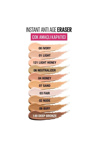 Maybelline New York Instant Anti Age Eraser 03 Fair Kapatıcı - 5