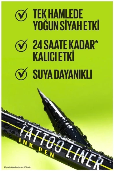 Maybelline New York Tattoo Liner Ink Pen 880 Jet Black Eyeliner - 2