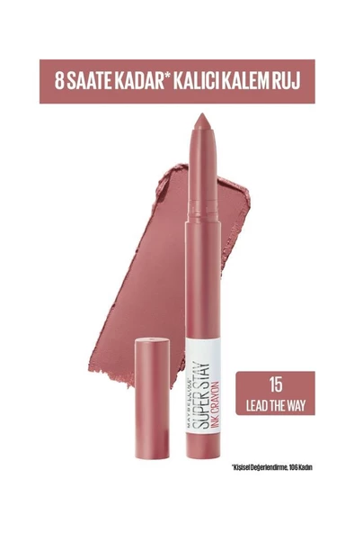 Maybelline New York Super Stay Ink Crayon 15 Lead The Way Ruj