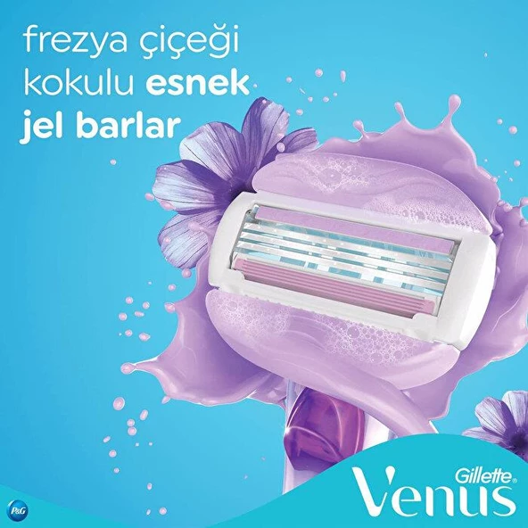 Gillette Venus Comfort Glide Breeze Kadın Tıraş Makinesi+Yedek Başlık - 7