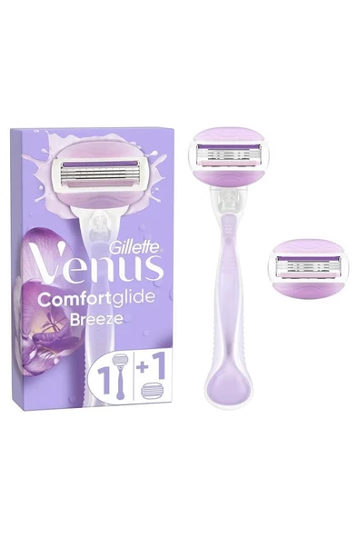 Gillette Venus Comfort Glide Breeze Kadın Tıraş Makinesi+Yedek Başlık