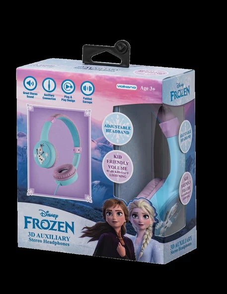 Kablolu Kulaklık Disney frozen Çocuk Kulaklığı Lisanslı DY-3053-FR