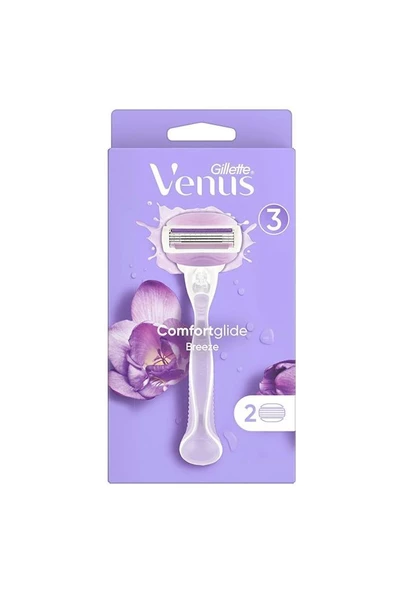 Gillette Venus Comfort Glide Breeze Kadın Tıraş Makinesi+Yedek Başlık - 2