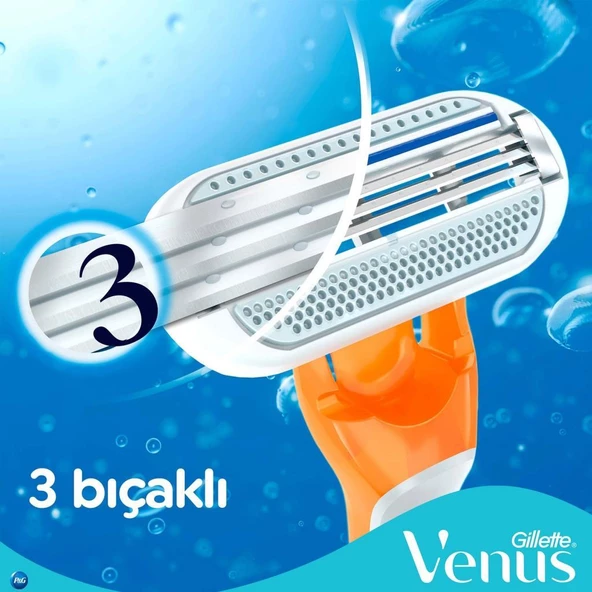 Gillette Venus Riviera Kadın 2'li Tıraş Bıçağı - 4
