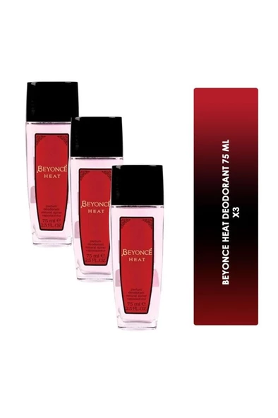 Beyonce Heat Deodorant 75 ml X3