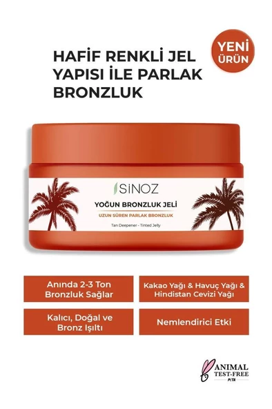Sinoz Yoğun Bronzlaştırıcı Jel 200 ml - 2
