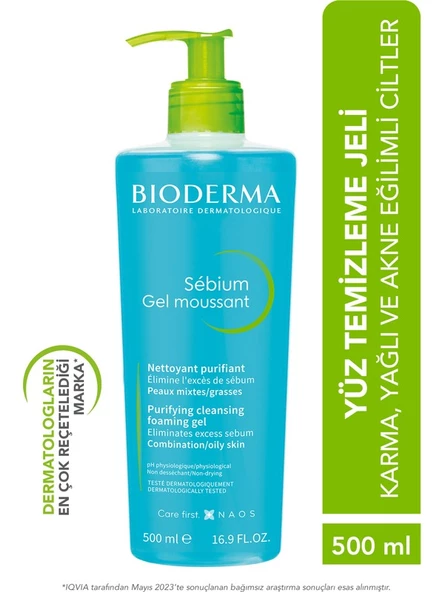 Bioderma Sebium Foaming Gel 500 ml