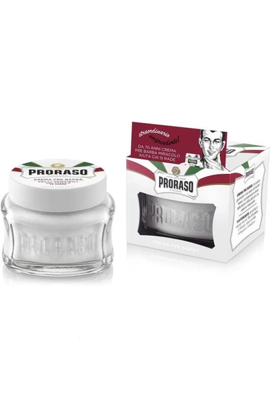 Proraso Pre-Shave Cream Sensitive Skin 100 ml Tıraş Öncesi Kremi - 2