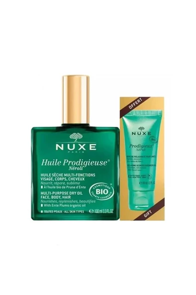 Nuxe Huile Prodigieuse Neroli 100 Ml+ Shower Gel 30 Ml Cilt Bakım Yağı