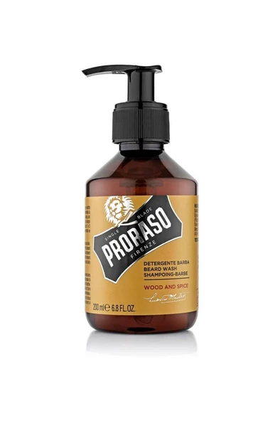 Proraso Beard Wash Shampoing Wood And Spice 200 ml Sakal Şampuanı