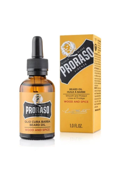 Proraso Beard Oil Wood And Spice 30 ml Sakal Bakım Yağı