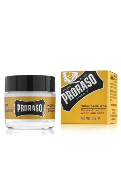 Proraso Moustache Wax Wood And Spice 15 ml Bıyık Şekillendirici Wax