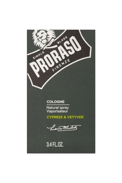 Proraso Cologne Cypress&Vetyver EDC 100 ml Erkek Parfüm - 2
