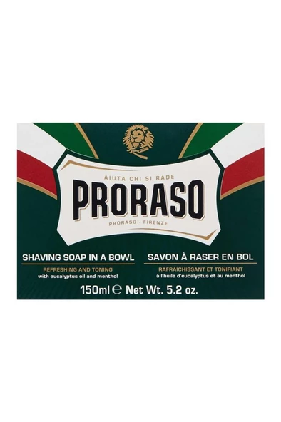 Proraso Shaving Soap In A Bowl Refreshing 150 ml Tıraş Sabunu