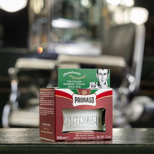 Proraso Pre-Shave Cream Coarse Beards 100 ml Tıraş Öncesi Kremi - Resim 4