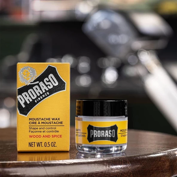 Proraso Moustache Wax Wood And Spice 15 ml Bıyık Şekillendirici Wax - 4