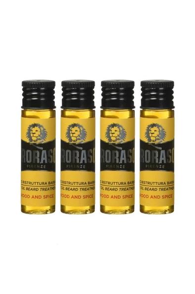 Proraso Hot Oil Beard treatment Wood And Spice 4x17 ml Sakal Bakım Yağı Sıcak Uygulama - 2