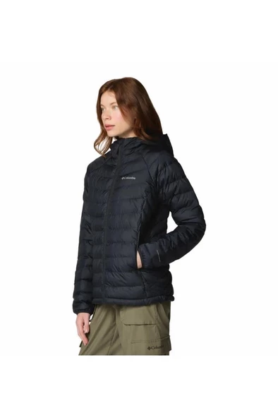 Columbia Powder Lite II Kapüşonlu Kadın Mont - Resim 3