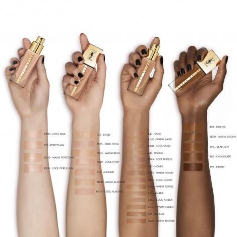 Yves Saint Laurent Touche Eclat Le Teint Wear Glow BD30 Warm Almond Fondöten - 4