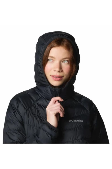 Columbia Powder Lite II Kapüşonlu Kadın Mont - Resim 4
