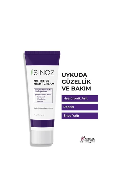 Sinoz Besleyici Gece Bakım Kremi 50 ML - 2