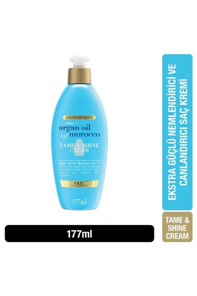 Organix Argan Oil Of Morocco Tame&Shine Cream 177 ml Saç Kremi