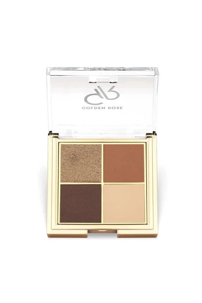 Golden Rose Quattro Eyeshadow Palette 04 Coffee Dream Göz Far Paleti