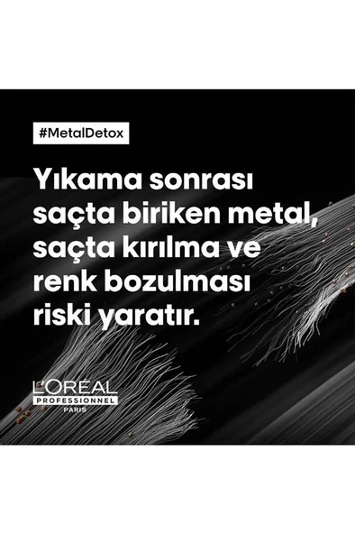 L‘Oreal Professionnel Metal Detox 100 ml Yüksek Korumalı Saç Bakım Kremi - Resim 2
