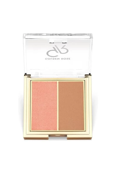 Golden Rose Iconic Blush Duo 01 Rose&Nude Allık