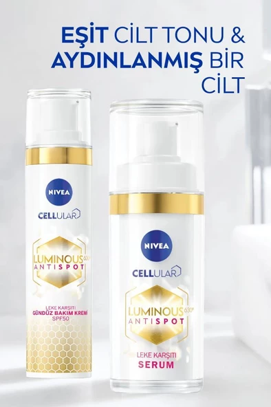 Nivea Cellular Luminous630 Leke Karşıtı Spf50 Gündüz Yüz Krem 40 Ml - 4