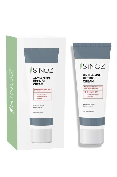 Sinoz Anti-Aging Retinol Cream 50 ml Yaşlanma Bakım Kremi - 3