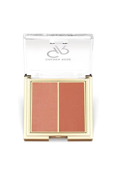 Golden Rose Iconic Blush Duo 02 Peachy Coral Allık