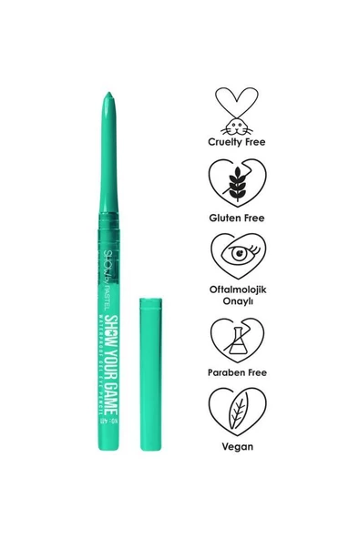 Pastel Show Your Game Waterproof Gel Eye Pencil 411 Göz Kalemi - 2