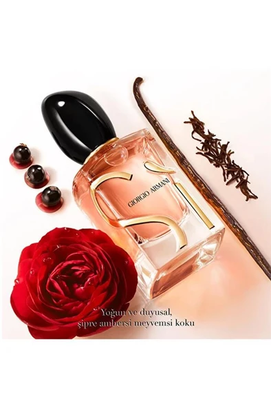 Giorgio Armani Si Intense EDP 50 ml Refiiable Kadın Parfüm - Resim 2