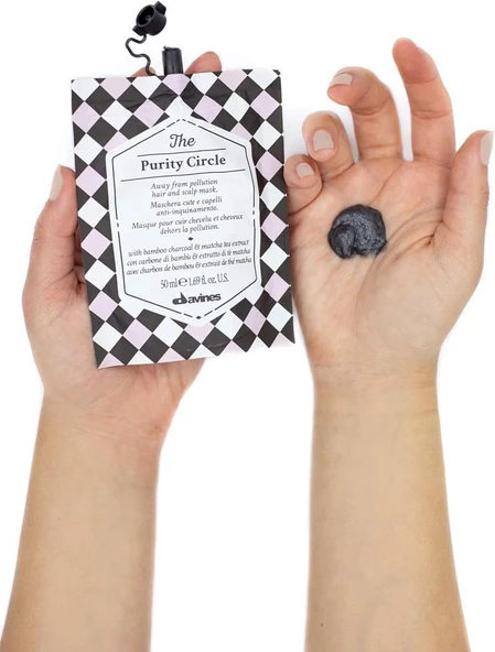 Davines The Purity Circle 50 ml Saç Ve Saç Dersi Bakım Maskesi - 2