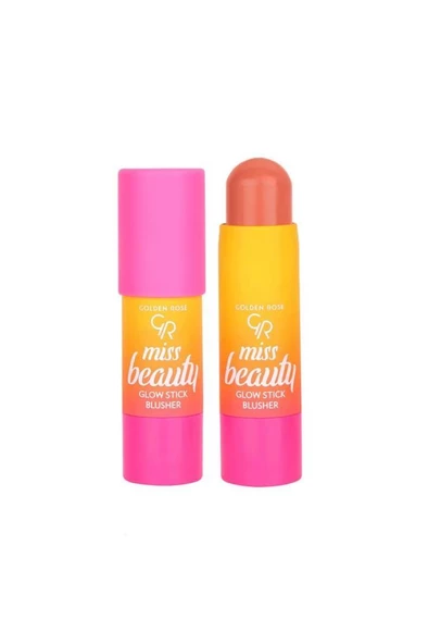 Golden Rose Miss Beauty Glow Stick Blusher 01 Peach Flash Allık