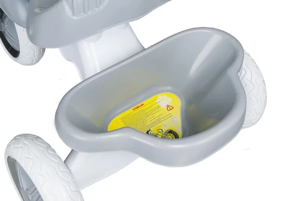 KİTTY Üç Tekerlekli Bisiklet Çocuk Bisikleti 3 Teker Bisiklet 1-3-5 Yaş Plastik Motor İlk Bisiklet Sepetli - 12