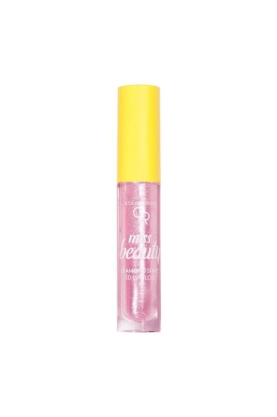 Golden Rose Miss Beauty Diamond Shine 3D Lipgloss 01 Pink Trip Dudak Parlatıcısı