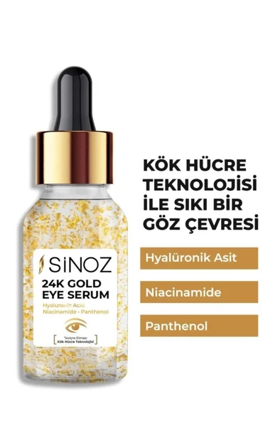 Sinoz Göz Çevresi Leke Ve Bakım 24k Altın Serumu 10 ml