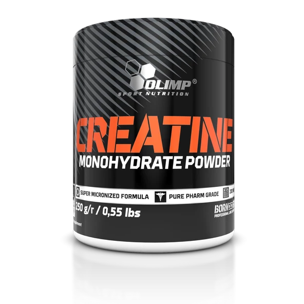 Olimp Creatine Monohydrate 250 gr Super Micronized - HIZLI ÜCRETSİZ KARGO - SKT : 04.2028