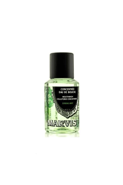 Marvis Mini Strong Mint Nane Aromalı 30 ml Ağız Gargarası