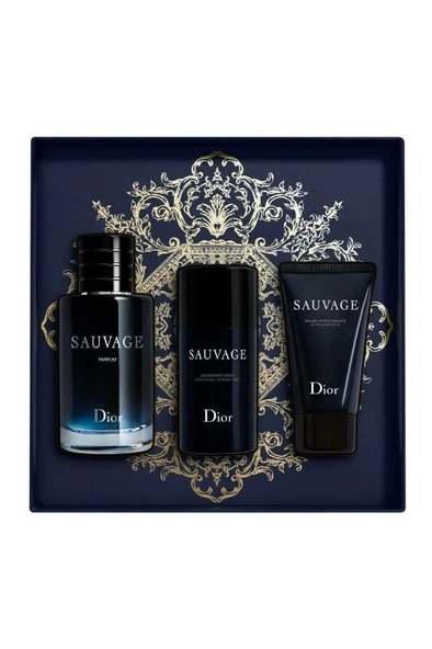 Dior Sauvage Parfum EDP 100 ml Erkek Parfüm Seti