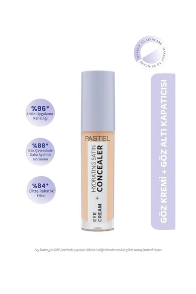 Pastel Eye Cream + Hydrating Satın Concealer 65 Honeybun