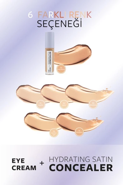 Pastel Eye Cream + Hydrating Satın Concealer 65 Honeybun - 6