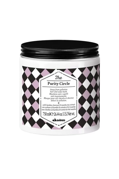 Davines The Purity Circle Hair And Scalp Mask 750 ml Saç Bakım Maskesi