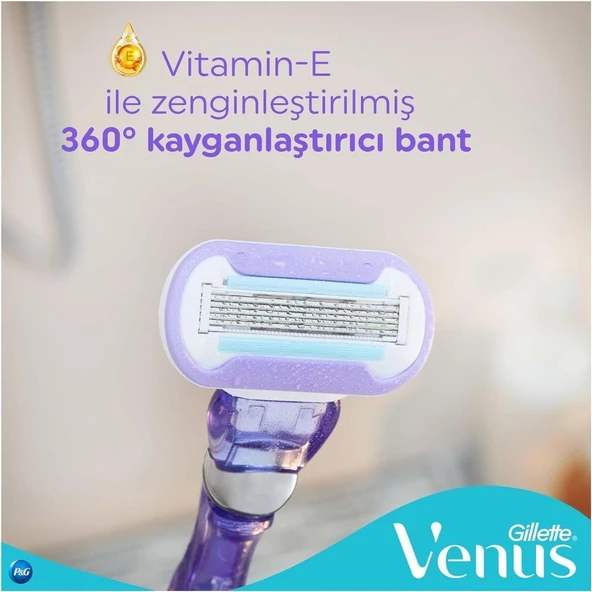Gillette Venus Extra Smooth Swirl Tıraş Makinesi+Yedek Başlık - 4