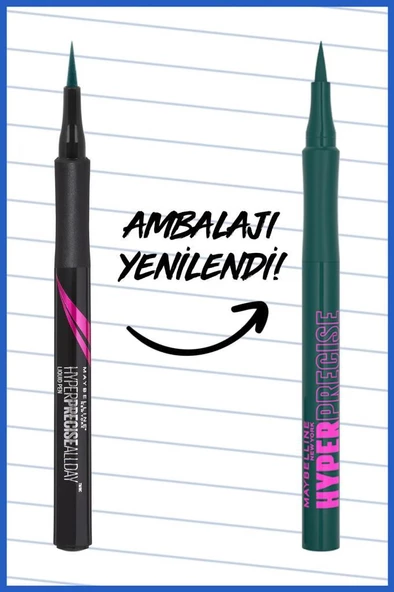 Maybelline New York Hyper Precise All Day Likit Liner 720 Parrot Blue - 3