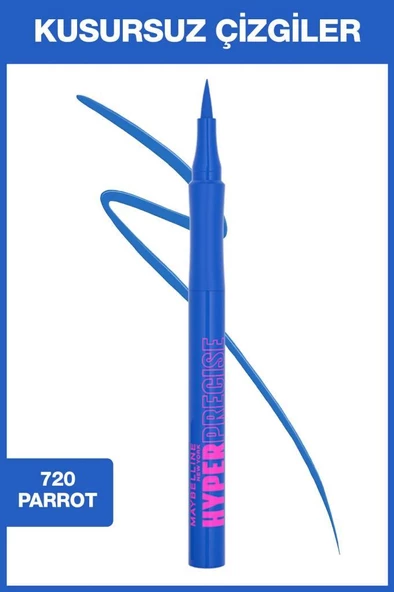 Maybelline New York Hyper Precise All Day Likit Liner 720 Parrot Blue