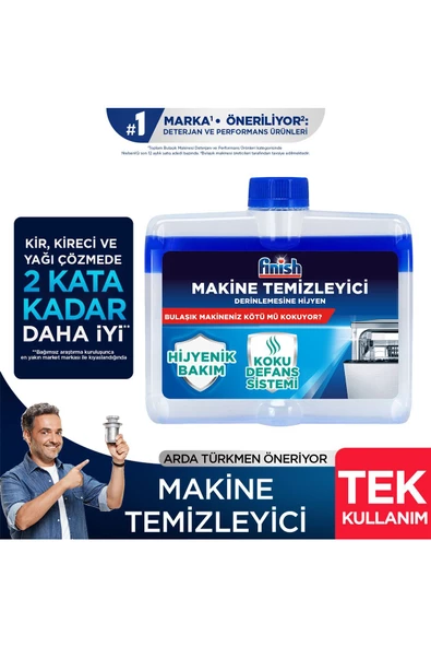 Finish Bulaşık Makinesi Temizleyici Sıvı 250 ml