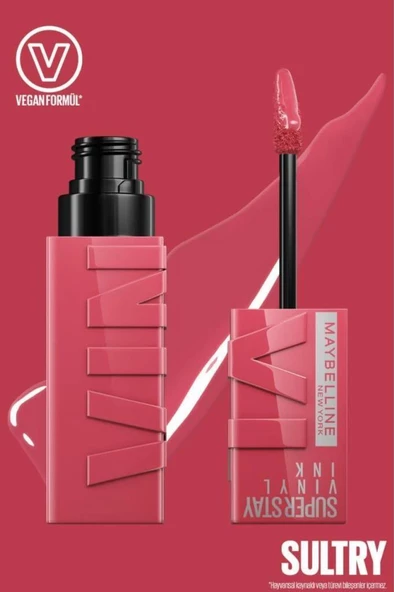 Maybelline New York Super Stay Vinyl Ink 160 Sultry Ruj - 2